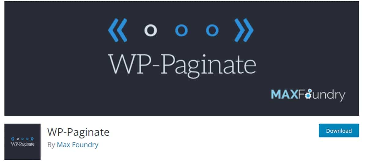 WP-Pagin eightk公式ページスクリーンショット
