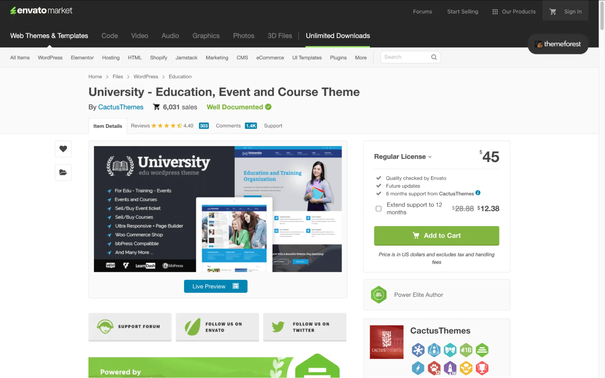 University